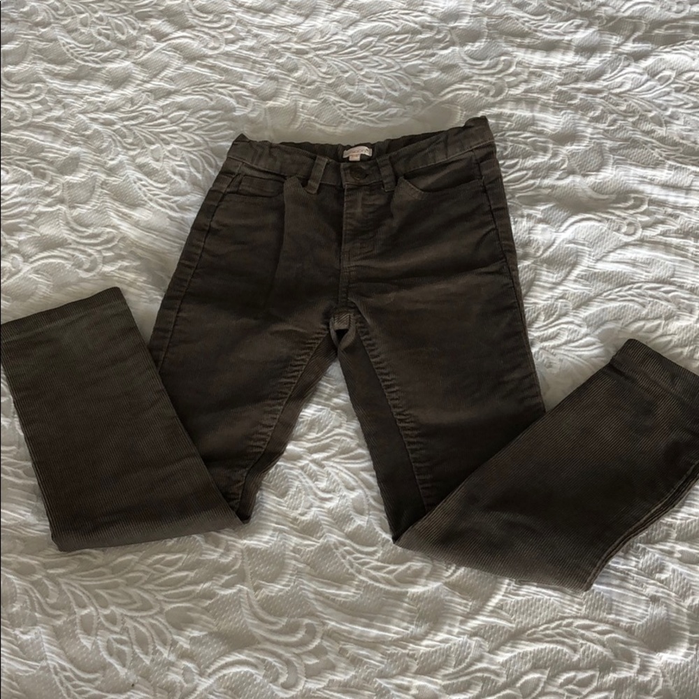 Brown corduroy jeans